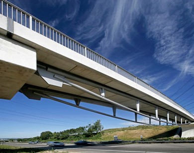 Bridge over highway A81, Ludwigsburg