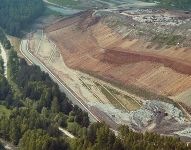 Shut-down and securing of the Böblingen landfill site