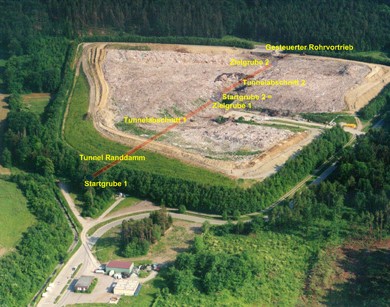Remediation and closure of landfill Hasenbühl